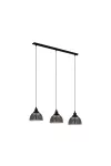 EGLO 98384 Függeszték E27 3x60W fekete Beleser