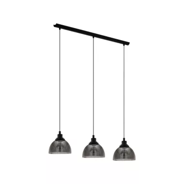 EGLO 98384 Függeszték E27 3x60W fekete Beleser