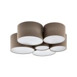   EGLO 98409 Mennyezeti lámpa E27 6x40W szürkésbarna Pastore1