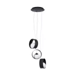 EGLO 98441 Függeszték E14 3x40W fekete/opál Camargo