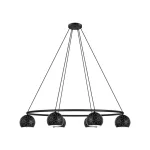 EGLO 98456 Függeszték E14 6x40W fekete Cantallops