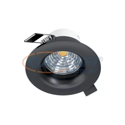   EGLO 98607 LED süllyesztett spot lámpa 6W 2700K 8, 8cm fix fekete SALICETO