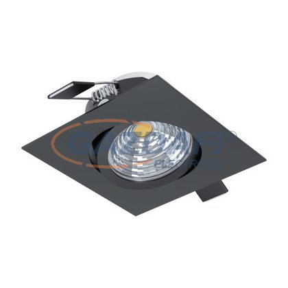   EGLO 98611 LED süllyesztett spot lámpa 6W 2700K 8, 8cm billenthető fekete SALICETO