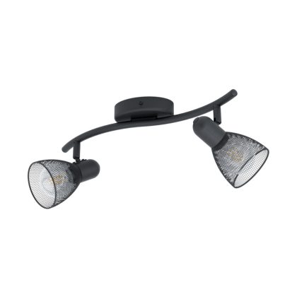 EGLO 98622 Fali/mennyezeti lámpa E14 2x40W fekete Carovigno