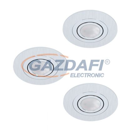   EGLO 98639 LEDbeépíthetőGU10 3x5Wcsiszalu állíthatóAreitio