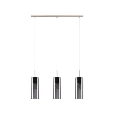 EGLO 98695 Függeszték E27 3x15W mnik/átlátszófekete SELVINO