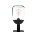   EGLO 98702 kültéri állólámpa E27 1x60W IP44 fekete/átlátszó Donatori