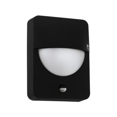 EGLO 98705 kültéri fali lámpa E27 1x28W mozgásérzékelős fehér/fekete Salvanesco