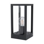   EGLO 98714 kültéri állólámpa E27 1x40W IP44 fekete/átlátszó Cascinetta