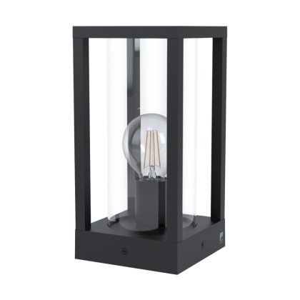   EGLO 98714 kültéri állólámpa E27 1x40W IP44 fekete/átlátszó Cascinetta