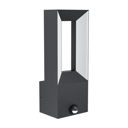 EGLO 98726 LEDkült fali fekete/fehér IP44 szenzRiforano