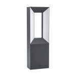 EGLO 98727 LED kült álló fekete/fehér 34cm IP44 Riforano