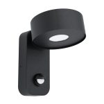   EGLO 98738 LED kültéri fali 6W IP44 mozgásérzékelős feketePalosco