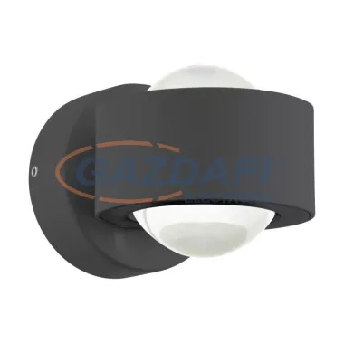 EGLO 98746 LED kültéri fali lámpa 2x3W IP44 antracit Treviolo