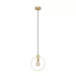 EGLO 98834 Függeszték.E27 1x40W csiszoltréz Manizales