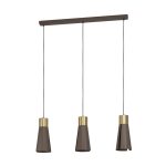 EGLO 98839 LED függeszték GU10 3x4,5W mokka Losalomas