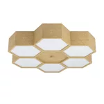 EGLO 98863 mennyezeti lámpa E27 6x9W fa/fehér Mirlas