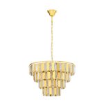 EGLO 99097 Függeszték E14 7x40Wréz/kristályErseka