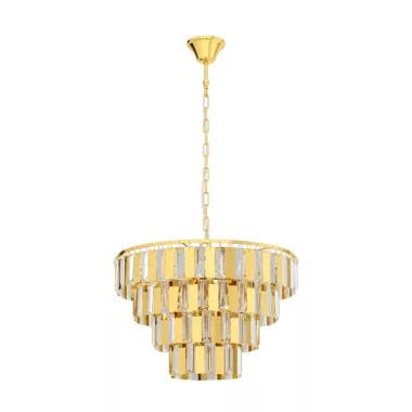 EGLO 99097 Függeszték E14 7x40Wréz/kristályErseka