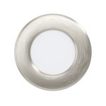   EGLO 99152 LED beltéri süllyeszthető lámpa 2,7W 8, 6cm 4000K nikkel Fueva5