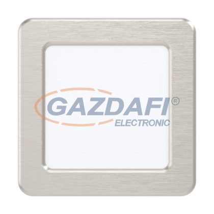   EGLO 99167 LED beltéri süllyeszthető lámpa 11, 7x11, 7cm 3000K nikkel Fueva5