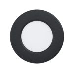   EGLO 99211 LED beltéri süllyeszthető lámpa 2,7W 8, 6cm 3000K fekete IP44 Fueva5