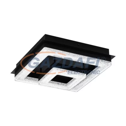 EGLO 99327 LEDmennyezeti12W1250Lm24cmfekete/kristFradelo1