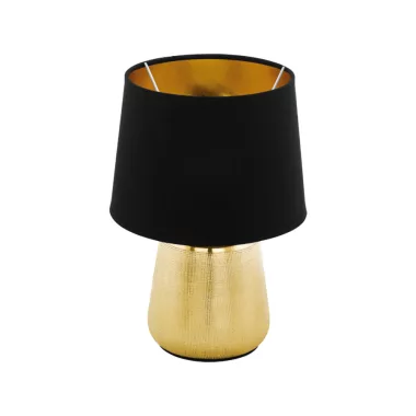 EGLO 99331 Asztali E14 40W arany/fekete Manalba1