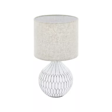 EGLO 99332 Asztali E27 40Wfehér/vil.barnaBellariva3