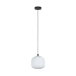 EGLO 99366 Függeszték E27 1x40W fekete/fehér Mantunalle