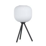 EGLO 99369 Asztali E27 1x40W fekete/fehér Mantunalle