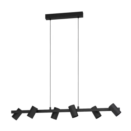 EGLO 99464 Függeszték E14 6x25W fekete Gatuela1