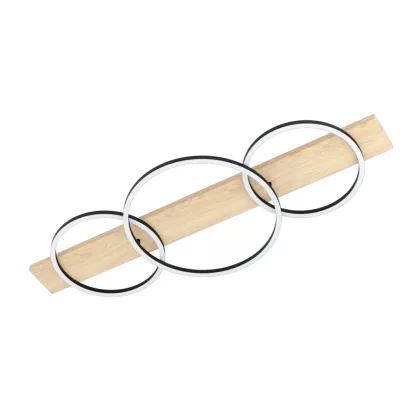 EGLO 99468 LED fali/mennyezeti 37W fekete/tölgy Boyal