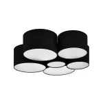 EGLO 99509 mennyezeti lámpa E27 6x40W fek/feh Patore2