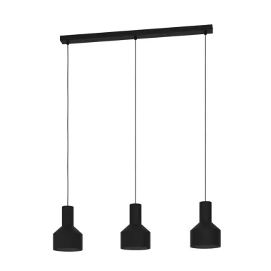 EGLO 99552 Függeszték E27 3x40W fekete Casibare