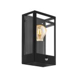 EGLO 99587 Kültéri fali E27 60Wfekete szenzor Alamonte