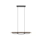 EGLO 99625 LED függeszték 3000K fekete/fa BOYAL