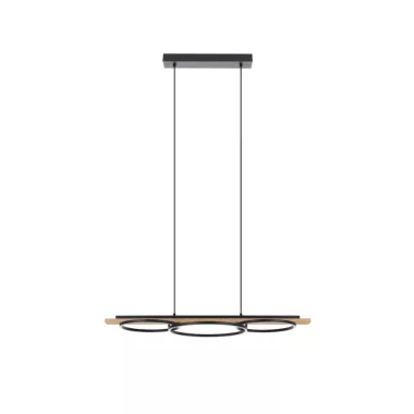 EGLO 99625 LED függeszték 3000K fekete/fa BOYAL