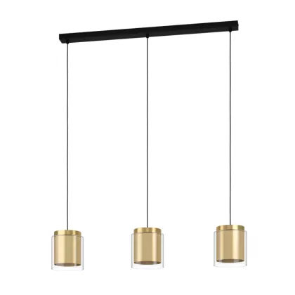 EGLO 99654 Függeszték .E27 3x40Wfek/csiszréz Lagunitas