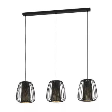 EGLO 99662 Függeszték E27 3x40Wfek/arany Curasao