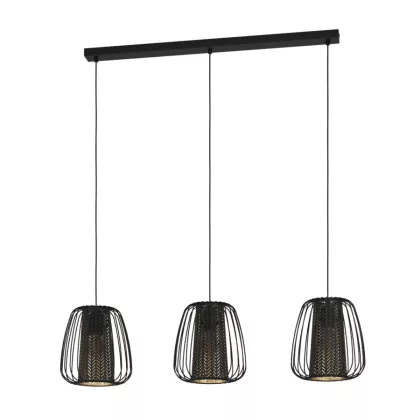 EGLO 99662 Függeszték E27 3x40Wfek/arany Curasao