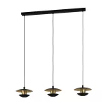 EGLO 99663 LEDfüggeszték GU10 3x4,5W fekete/aranyNuvano