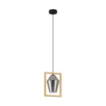 EGLO 99701 Függeszték E27 1x40Wátlfek/fa Viglioni