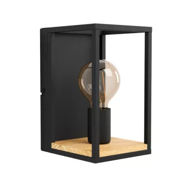 EGLO 99796 Fali E27 1x40W fekete/fa LIBERTAD EGLO 99796 Fali E27 1x40W fekete/fa LIBERTAD