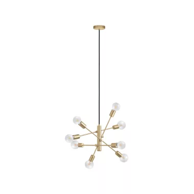 EGLO 99811 Függeszték E27 8x40W csiszoltréz Gradoli1