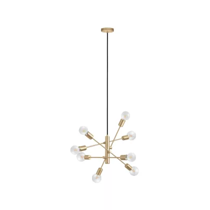 EGLO 99811 Függeszték E27 8x40W csiszoltréz Gradoli1