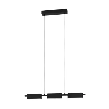 EGLO 99821 LED függeszték 3x6,5W 3000K fekete/fh Rovira