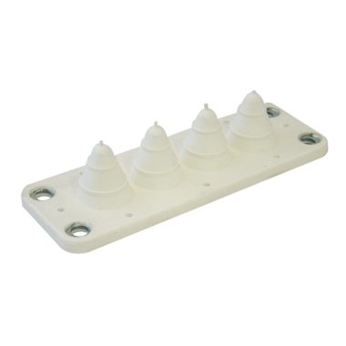 TRACON EKBV-01 Elosztószekrény kábelbevezető, 4db kábelhez 134x48mm; IP54