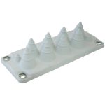 TRACON EKBV-02 Elosztószekrény kábelbevezető, 10db kábelhez 216x84mm; IP55