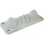   TRACON EKBV-03 Elosztószekrény kábelbevezető, gumi, 14db kábelhez 222x92mm; IP55
